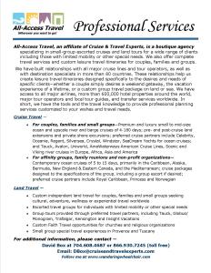 Professional Travel Services-David Box